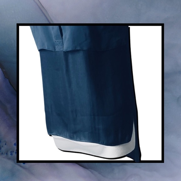 Simply Vera Navy Blue Sleeveless Blouse - Picture 4 of 4